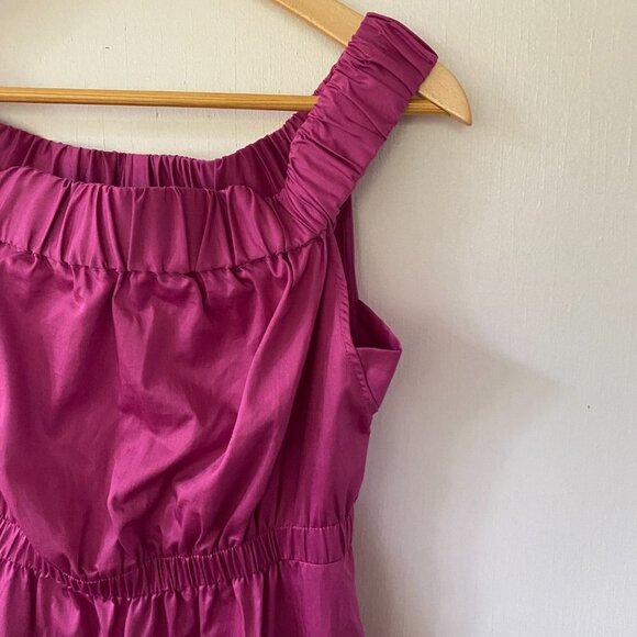 Anthropologie Maeve Mona Dress Women's Small NWT Off the Shoulder Pink Pockets - Picture 3 of 12